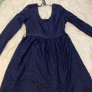 Xhilaration lacy blue dress